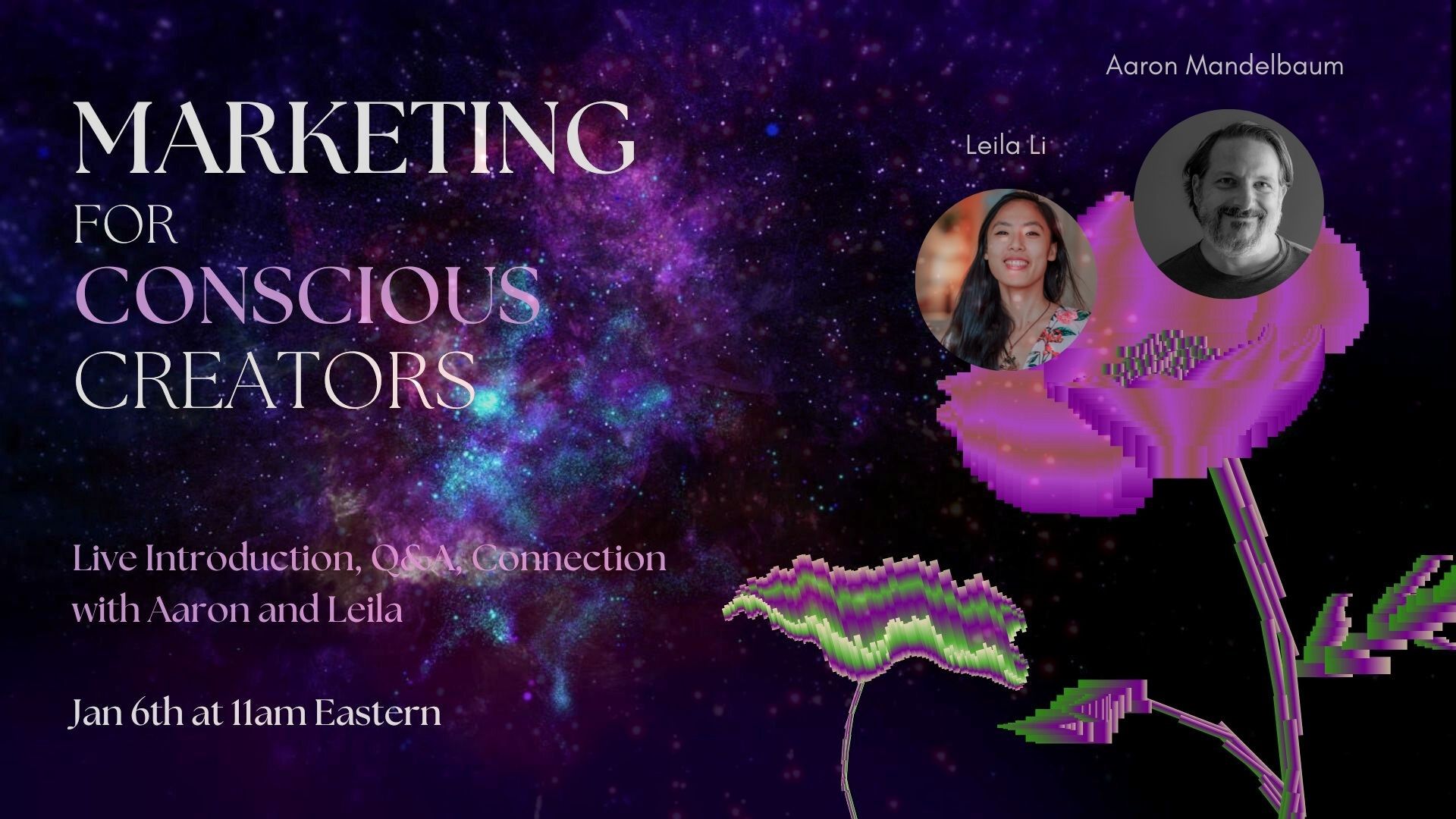 marketing for conscious creators live call